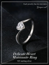 Load image into Gallery viewer, Heart-shaped Moissanite  Ring
