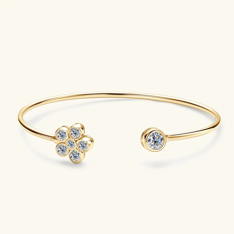 Flower Cuff Bracelet