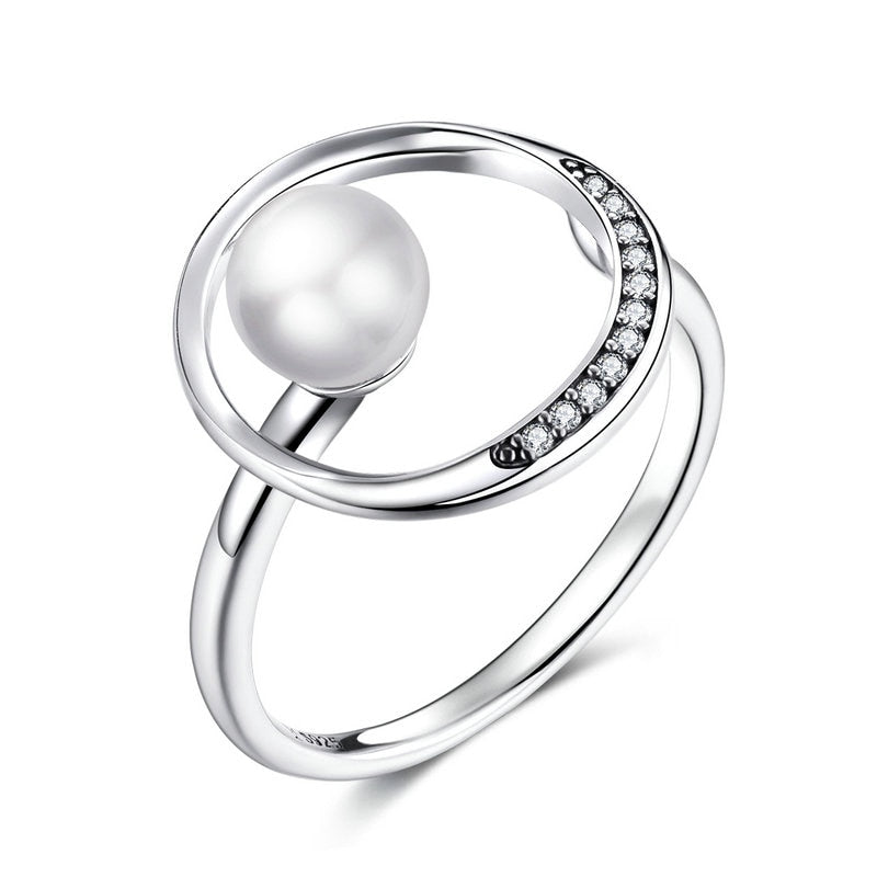 Round Pearl Ring